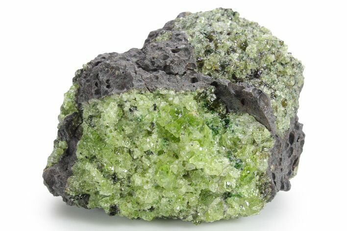 Peridot Crystals in Basalt - Arizona #355042